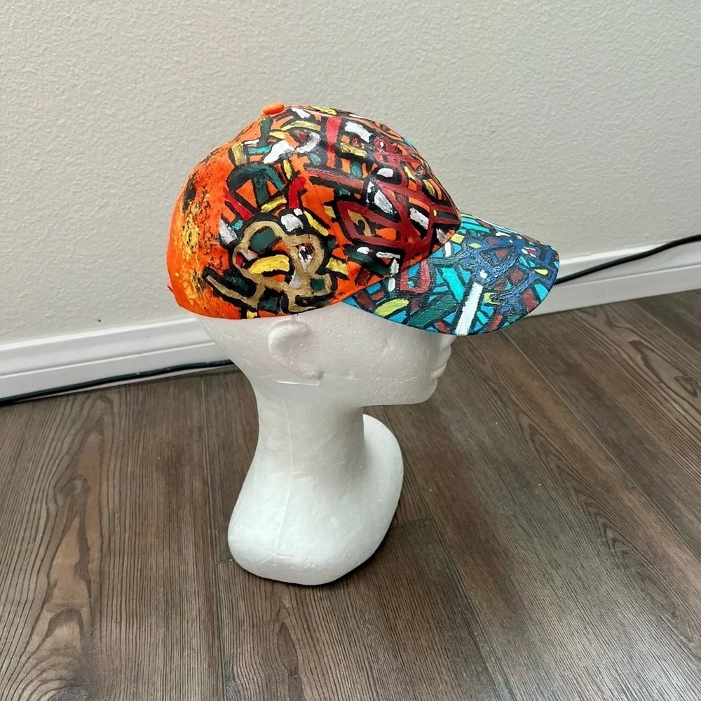 Colorful Abstract Pattern Cap